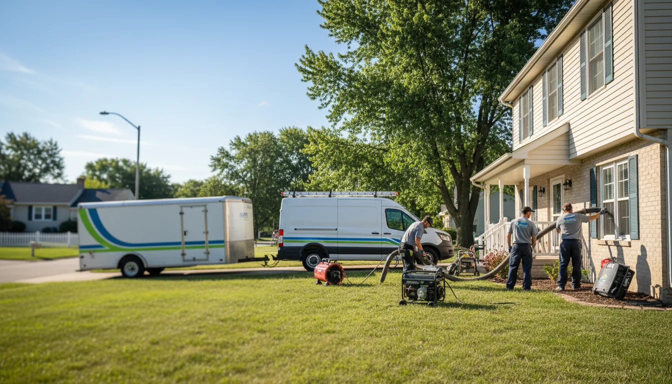 Flooded Basement Restoration And Cleanup With Repair in Gibbon, NE near me
